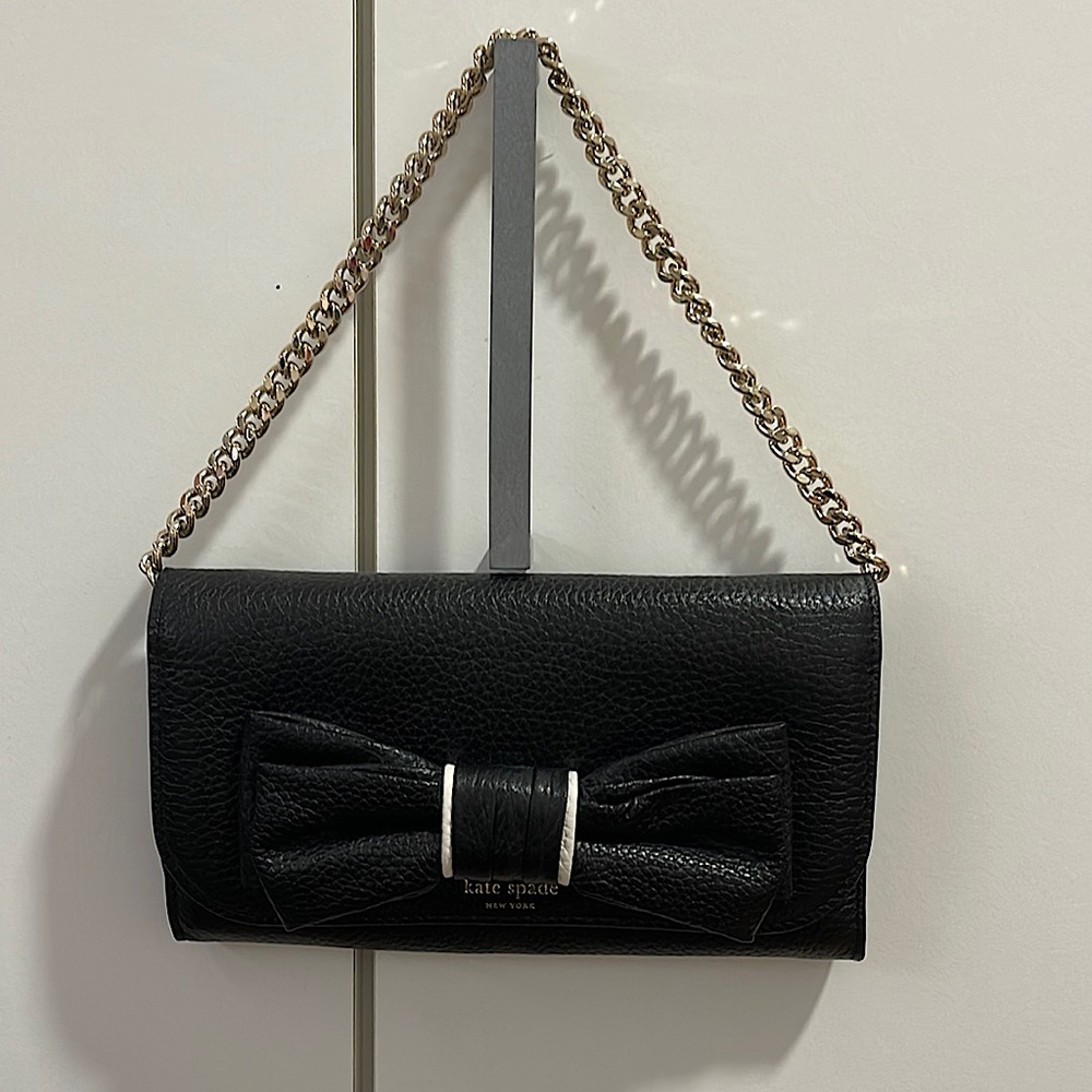 *~HOST PICK~* Kate Spade Black Bow Clutch